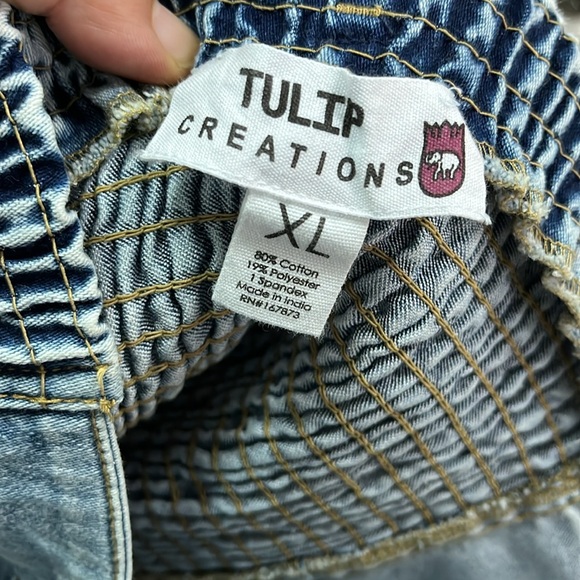 Plus Size Denim Corset - Picture 3 of 5